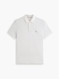 Beige Regular Fit Geometric Print Polo Shirt  Men