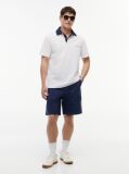 White Classic Fit Pique Polo Shirt  Men