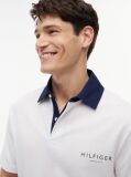 White Classic Fit Pique Polo Shirt  Men