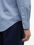 Blue Regular Fit Washed Poplin Shirt  Men