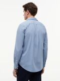 Blue Regular Fit Washed Poplin Shirt  Men