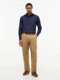 Blue Regular Fit Washed Poplin Shirt  Men