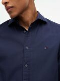Blue Regular Fit Washed Poplin Shirt  Men