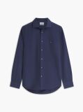 Blue Regular Fit Washed Poplin Shirt  Men