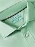 Green Regular Fit Washed Poplin Shirt  Men