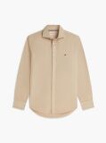 Beige Regular Fit Washed Poplin Shirt  Men
