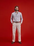 Multi Regular Fit Stripe Oxford Shirt  Men