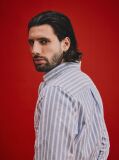 Multi Regular Fit Stripe Oxford Shirt  Men