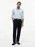 Blue Regular Fit Button-Down Chambray Shirt  Men