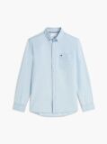 Blue Regular Fit Button-Down Chambray Shirt  Men