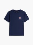 Blue Wavy Flag T-Shirt  Men