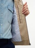 Beige Twill Harrington Jacket  Men