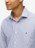 Blue Slim Fit Stripe Shirt  Men