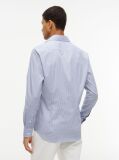 Blue Slim Fit Stripe Shirt  Men