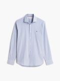 Blue Slim Fit Stripe Shirt  Men