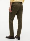 Green Bleecker Slim Printed Structured Chinos  Men