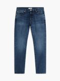Blue Denton Whiskered Straight Jeans  Men