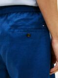 Blue Dover Linen Blend 8" Inseam Chino Bermuda Shorts  Men