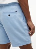 Blue Dover Linen Blend 8" Inseam Chino Bermuda Shorts  Men