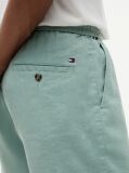 Green Dover Linen Blend 8" Inseam Chino Bermuda Shorts  Men
