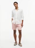 Pink Dover Linen Blend 8" Inseam Chino Bermuda Shorts  Men