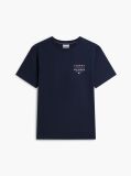 Blue Logo Jersey Crew Neck T-Shirt  Men