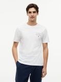 Beige Logo Jersey Crew Neck T-Shirt  Men