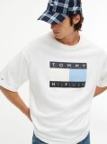 Μπεζ Άνετο Ξεθωριασμένο T-Shirt  Άνδρες