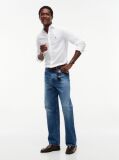 White TH Flex Slim Fit Dobby Shirt  Men