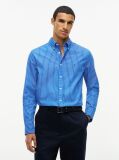 Blue Regular Fit Flex Stripe Shirt  Men