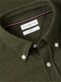 Green Slim Fit Knit Pique Shirt  Men