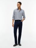 Multi Regular Fit Brushed Flannel Stripe Shirt  Men