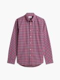 Multi Regular Fit Flex Tartan Poplin Shirt  Men