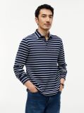 Multi Regular Waffle Long Sleeve Polo Shirt  Men