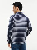 Multi Regular Waffle Long Sleeve Polo Shirt  Men