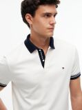Beige Regular Fit Interlock Contrast Polo Shirt  Men