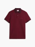 Red Regular Fit Mélange Trim Pique Polo Shirt  Men