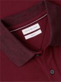 Red Regular Fit Mélange Trim Pique Polo Shirt  Men