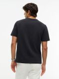Μαύρο Performance Flex Βαμβακερό T-Shirt  Άνδρες
