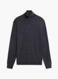 Grey New York Label Wool Roll Neck Jumper  Men