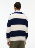 Multi Intarsia Logo Waffle Knit Relaxed Jumper  Men