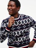 Multi Fair Isle Wool Blend Jumper  Men