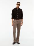 Beige Denton Slim Straight Fine Corduroy Chinos  Men