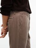 Beige Denton Slim Straight Fine Corduroy Chinos  Men