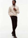 Καφέ Denton Κοτλέ Παντελόνι Chinos Σε Slim Ίσια Γραμμή  Άνδρες