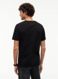 Black Logo Jersey Crew Neck T-Shirt  Men