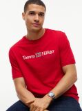 Red Logo Jersey Crew Neck T-Shirt  Men