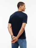 Blue Logo Interlock Knit T-Shirt  Men