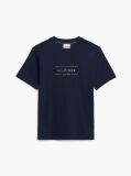Blue Logo Interlock Knit T-Shirt  Men