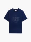 Blue Tonal Graphic Jersey T-Shirt  Men